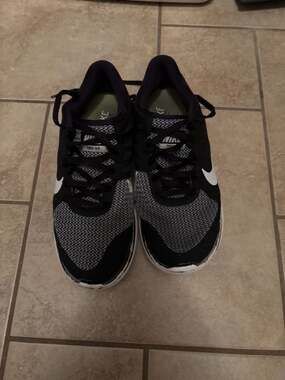 Nike Women's Free 4.0 Black/White Running Shoes 642200-010 Size 7